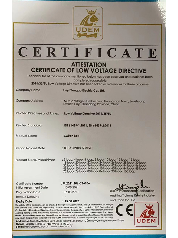 Our Certificates
